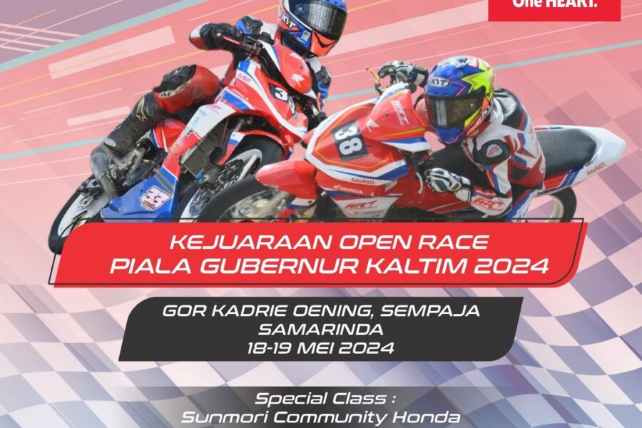 Astra Motor Kaltim 2 memberikan dukungan untuk kejuaraan Open Race Piala Gubernur Kaltim 2024.