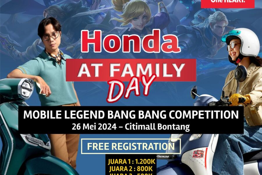 Astra Motor Kaltim 2 siap pikat masyarakat kota Bontang lewat gelaran Honda AT Family Day.