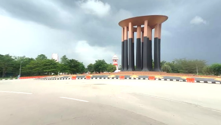 Menara Tuah Himba di Tenggarong, Kutai Kartanegara.