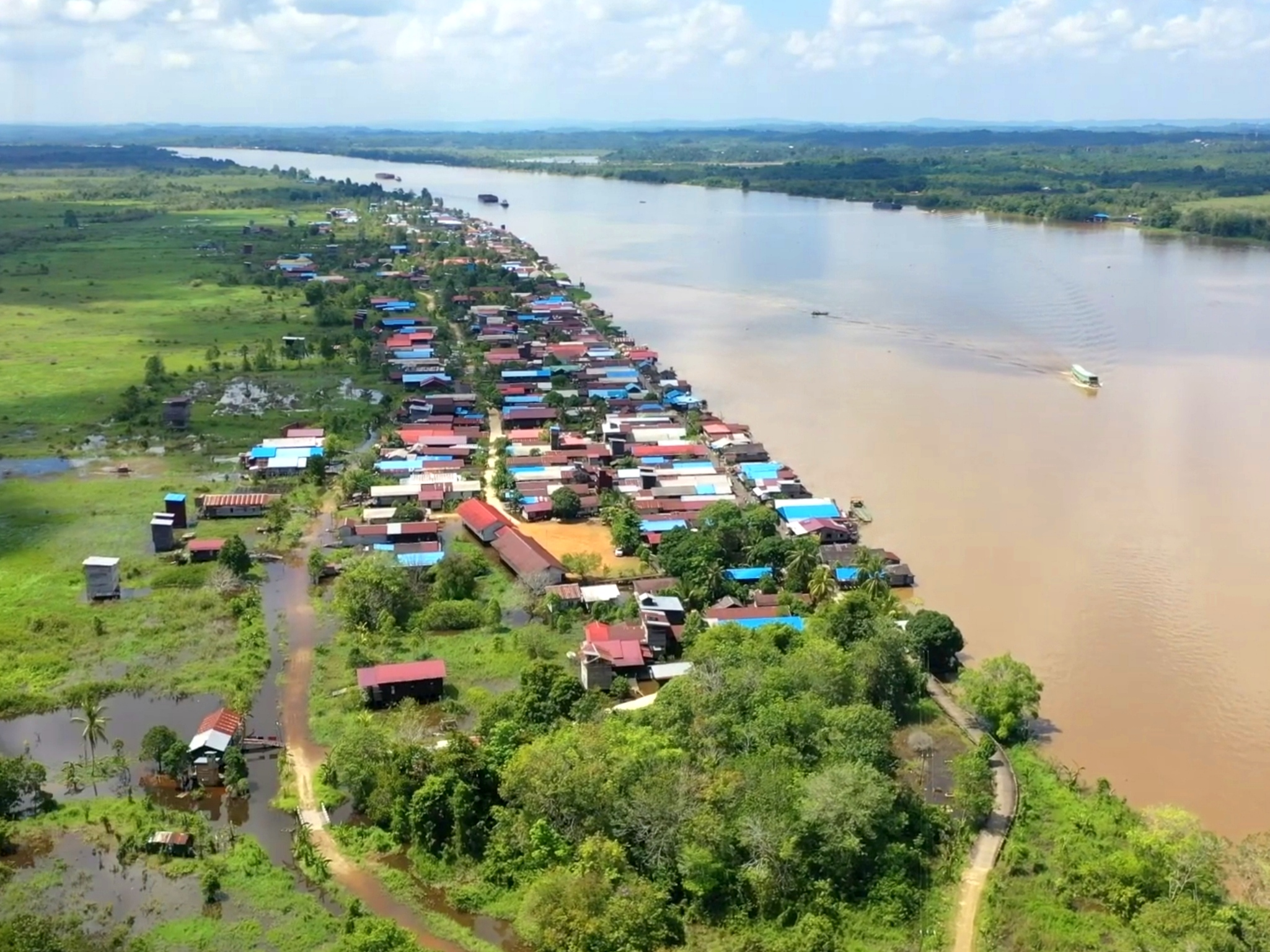 Potret salah satu wilayah di Kecamatan Sebulu. (Foto/dok)
