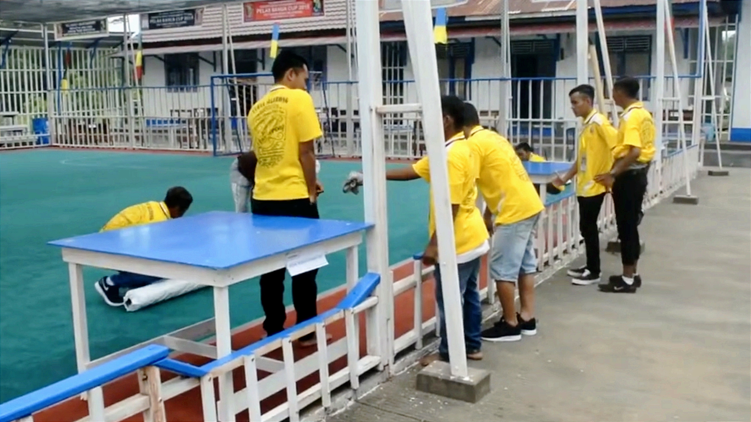 Lapangan Futsal Pelas Benua Desa Selerong. (Foto/dok)