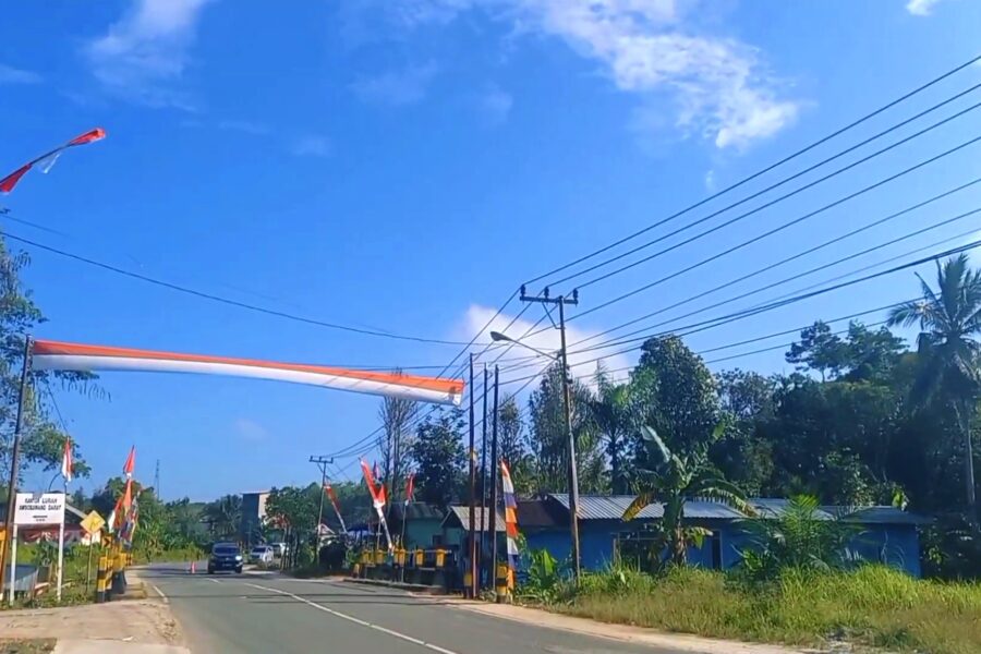 Wilayah Kelurahan Amborawang Darat, Kutai Kartanegara. (Foto/ist)