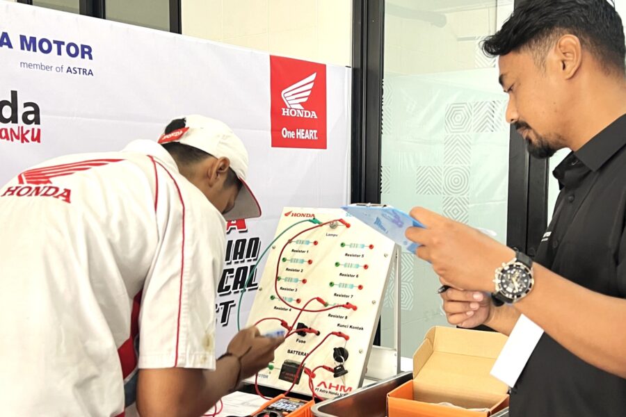 Ddokumentasi Kalibrasi Kompetensi Teknisi, Astra Motor Kaltim 2 Sukses Gelar Regional Technical Skill Contest. (Ist)