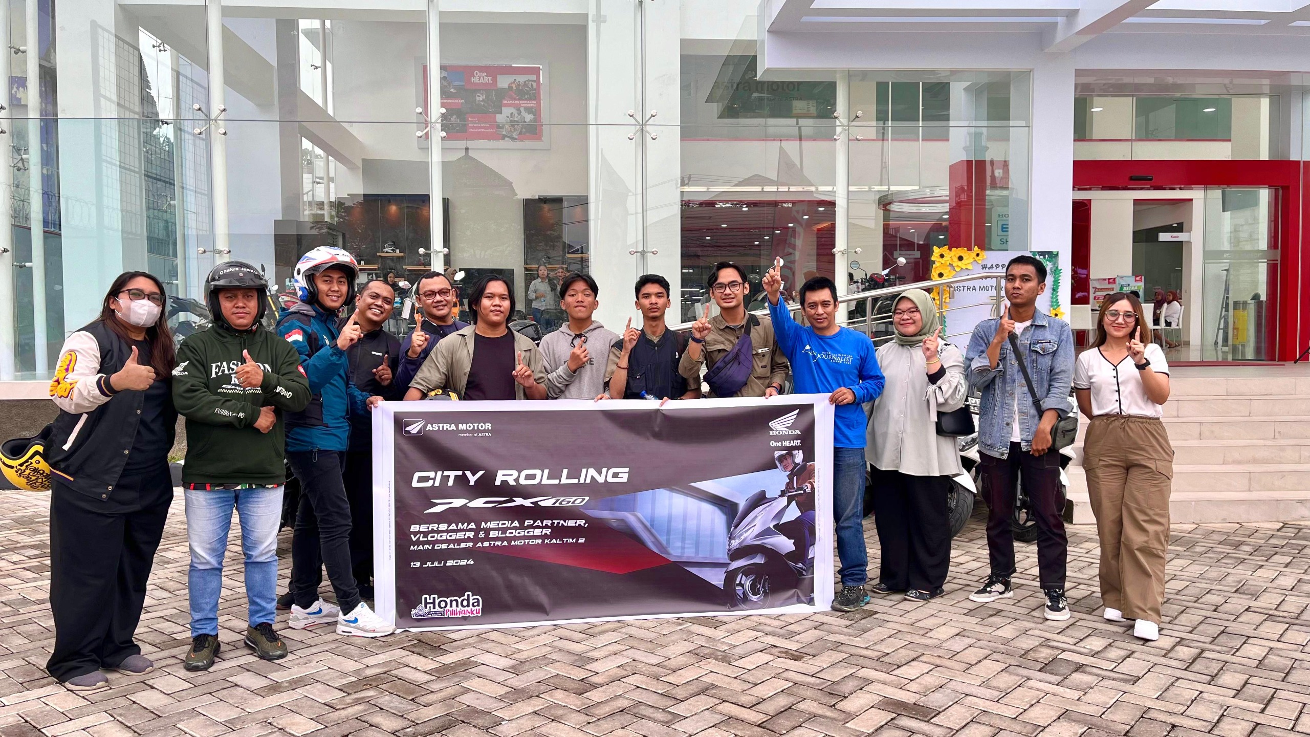 Dokumentasi Kelilng Kota Tepian, City Roling to HPMD Hadir Berikan Sensasi Berkendara Honda PCX 160. (Ist)