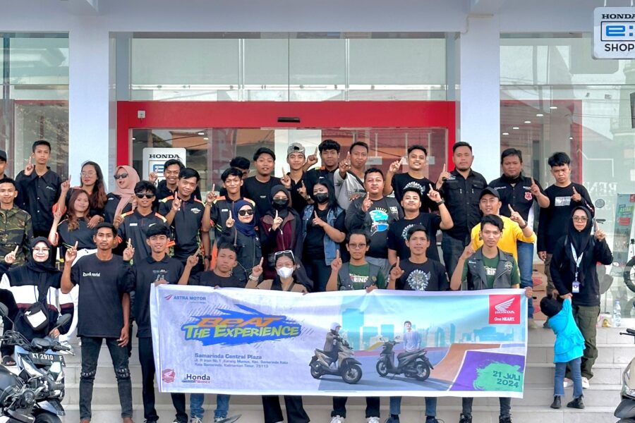 Dokumentasi Ramaikan Launching All New Honda BeAT, Komunitas Honda BeAT Rolling City dan Gathering Komunitas. (Ist)