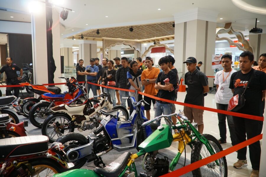 Keseruan ajang Honda Modif Contest (HMC) pada tahun 2023 lalu. (Ist)