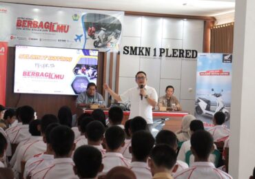 AHM Edukasi Teknologi Motor Listrik ke Ribuan Anak Sekolah
