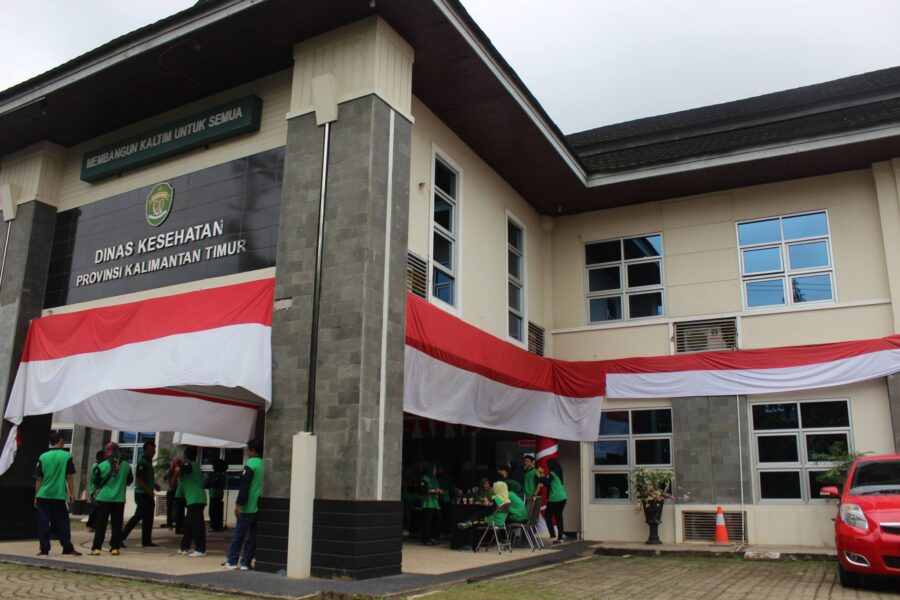 Kantor Dinas Kesehatan (Dinkes) Kalimantan Timur (Kaltim).