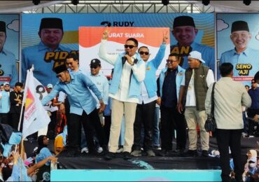 Cawali Samarinda Andi Harun Tampil Jadi Jurkam Paslon Cagub Rudy – Seno