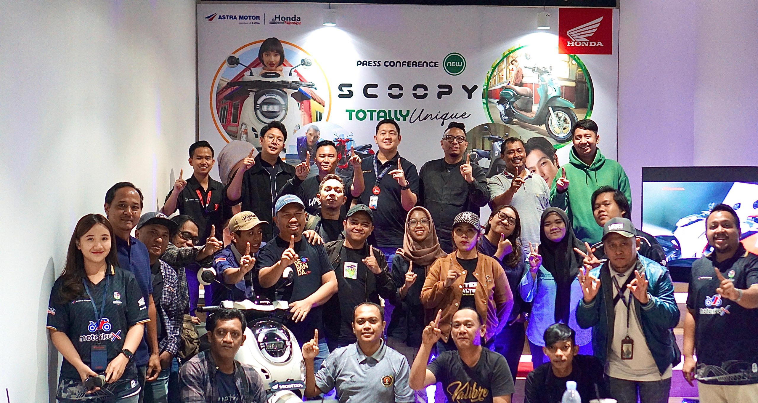 Astra Motor Kaltim 2 Perkenalkan Skutik Unik New Honda Scoopy
