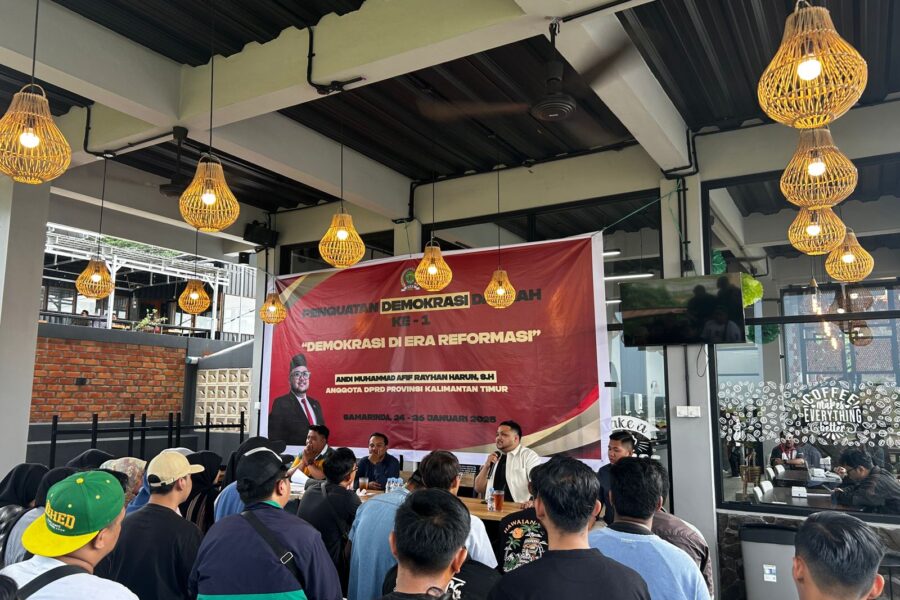 Agenda perdana Penguatan Demokrasi Daerah (PDD) Anggota DPRD Kaltim, Andi Muhammad Afif Rayhan Harun. (Foto/HI)