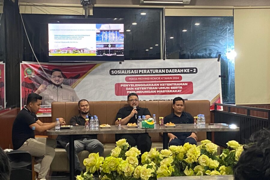 Sosialisasi Perda (Sosper) No 4 Tahun 2024 yang dilaksanakan Anggota DPRD Kaltim, Andi Muhammad Afif Rayhan Harun di Samarinda.