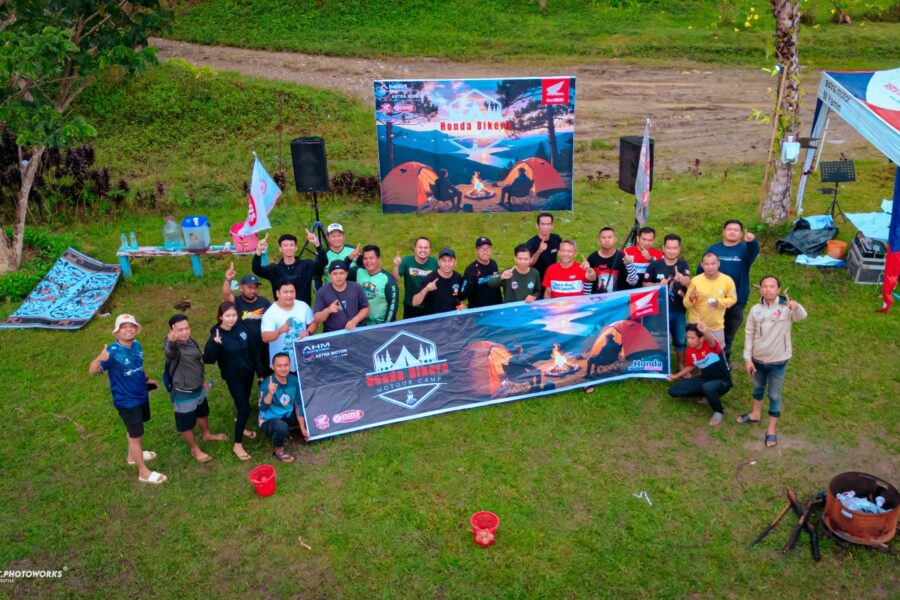 Keseruan para bikers sepeda motor Honda yang tergabung dalam Ikatan Motor Honda Samarinda (IMHS) saat gelaran Honda Bikers Motour Camp 2025 yang sukses diselenggarakan pada sabtu dan minggu (08-09/01) akhir pekan lalu.