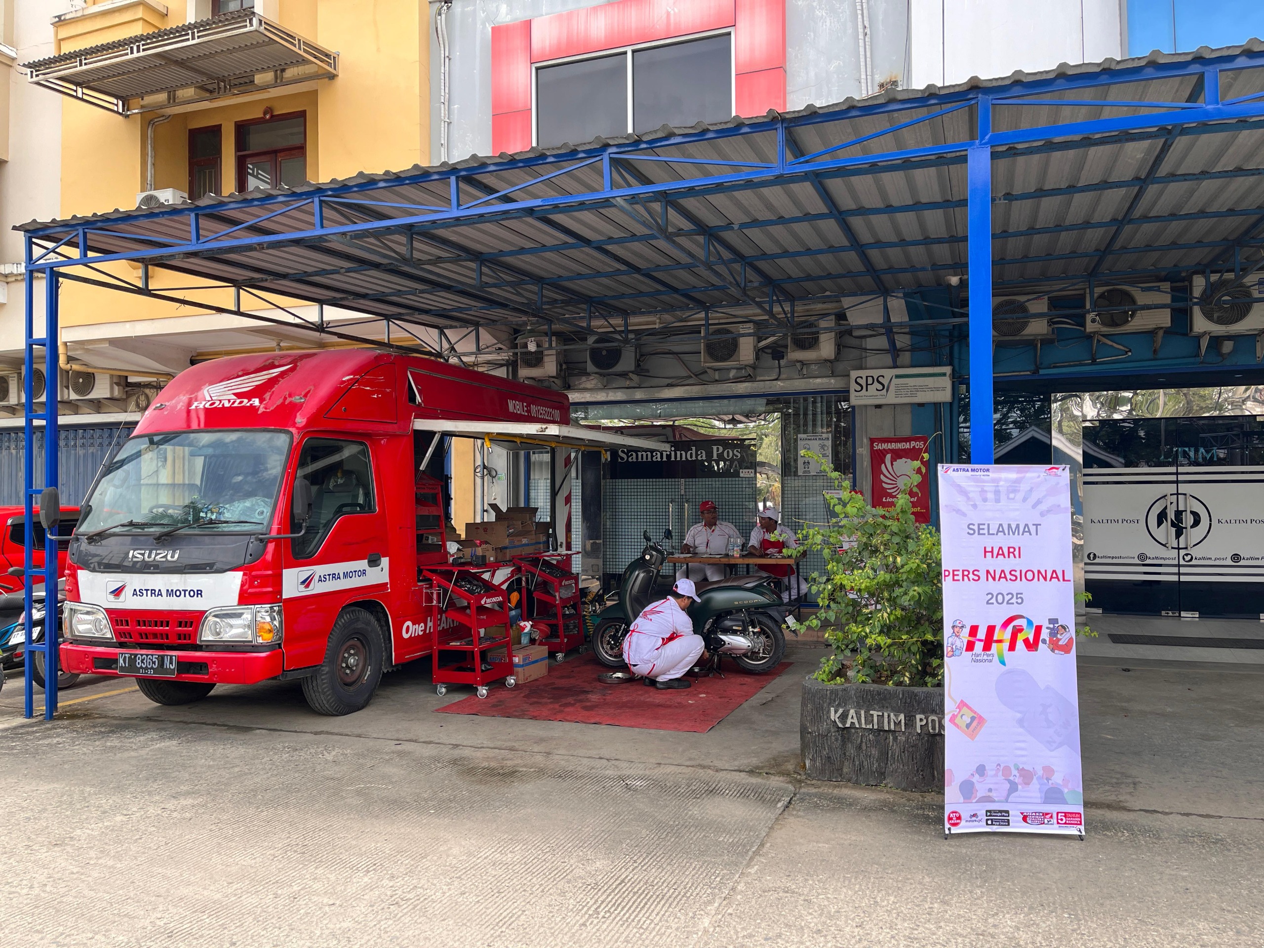 Pelaksanaan Program Service dan Ganti Oli Gratis yang diberikan Astra Motor Kaltim 2 khusus bagi insan pers dalam rangka meriahkan Hari Pers Nasional 2025 pada Kamis (13/02) lalu.
