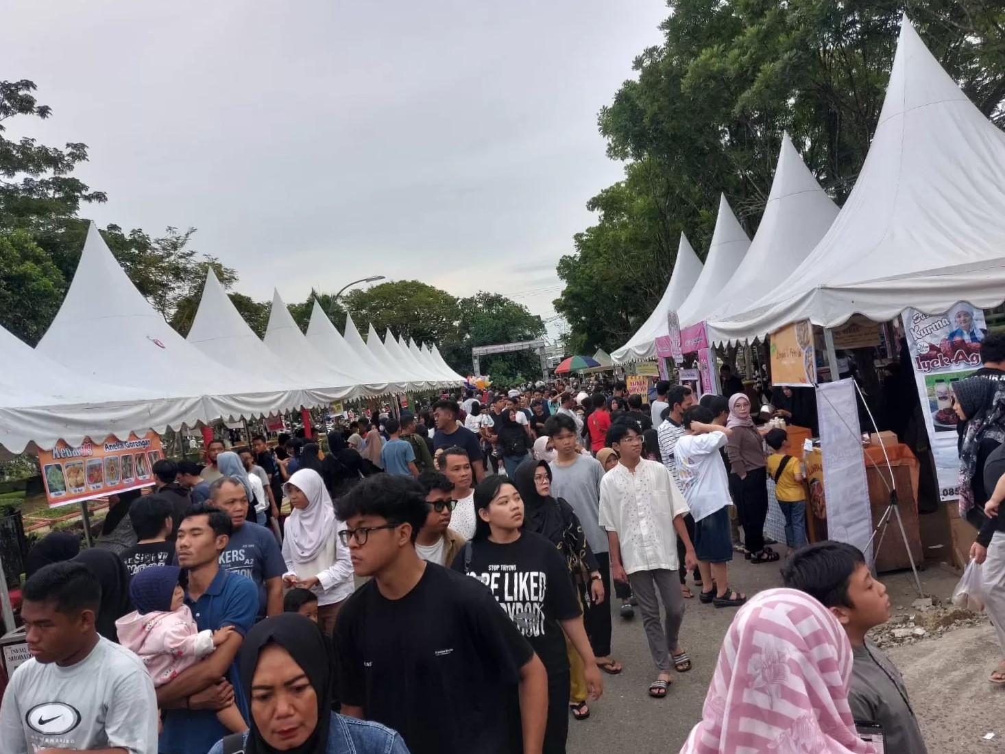 Lorong Pasar Ramadan Tenggarong Diproyeksi Hasilkan Rp40 Miliar. (ist)