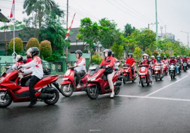 Riding Merah Putih Astra Motor Kaltim 2 Rayakan Kemerdekaan