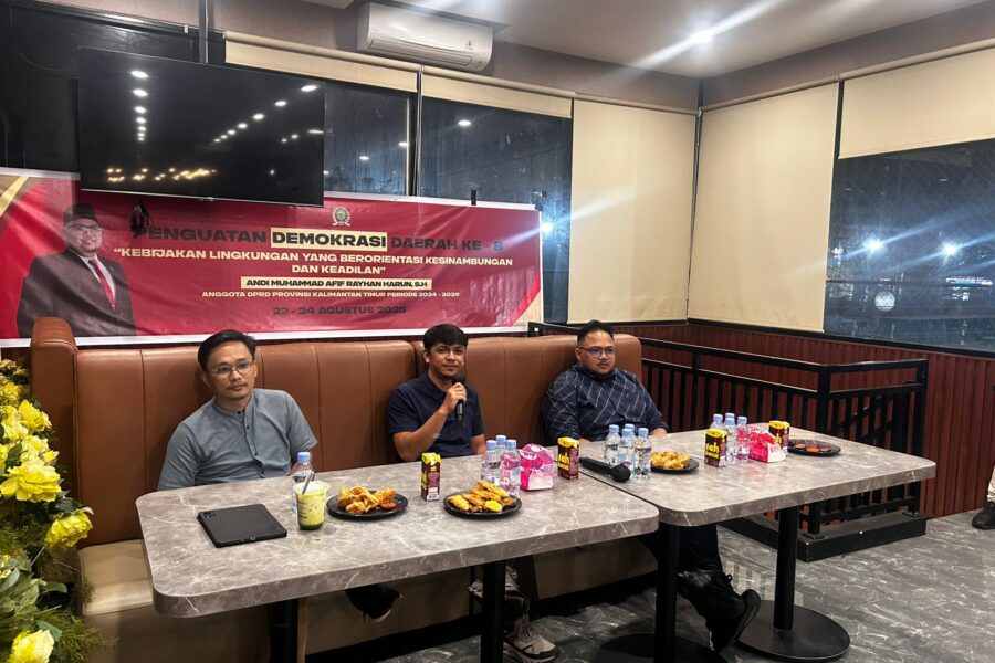 Andi Muhammad Afif Rayhan Harun, Anggota DPRD Kalimantan Timur saat melaksanakan PDD.