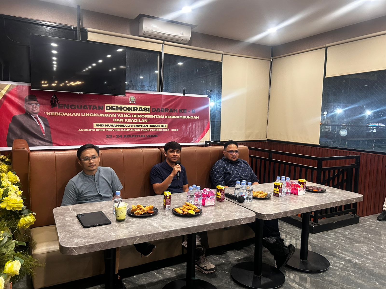 Andi Muhammad Afif Rayhan Harun, Anggota DPRD Kalimantan Timur saat melaksanakan PDD.