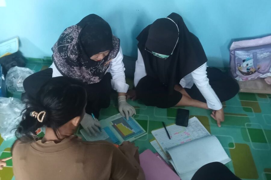 Posyandu di Desa Sebulu Modern, Kukar.