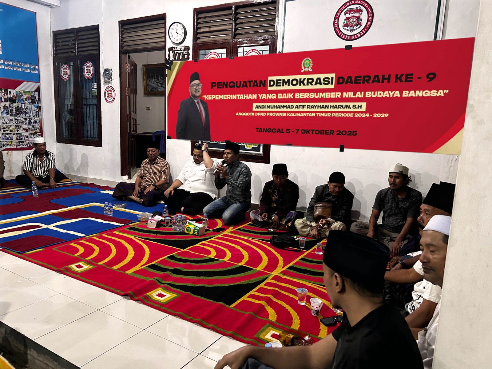 kegiatan Pelaksanaan Penguatan Demokrasi Daerah (PDD) ke 9 Andi Muhammad Afif Rayhan Harun yang digelar pada Senin, 7 Oktober 2025. (ist)
