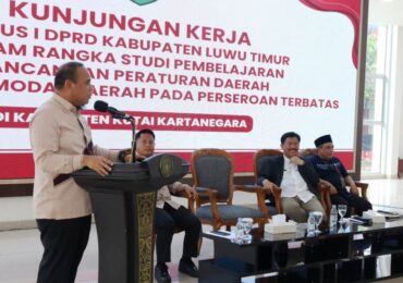 Sekda Kukar Terima Kunjungan DPRD Luwu Timur, Bahas Kerja Sama dan Pengelolaan SDA