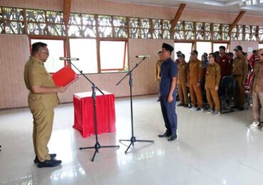 Bupati Aulia Lantik Anggota BPD PAW Pulau Harapan, Dorong Sinergi Pemerintah Desa