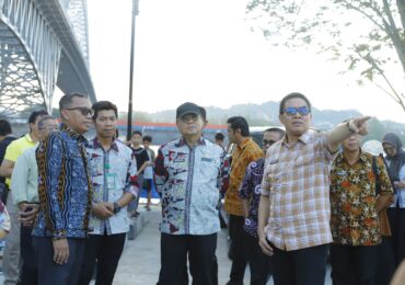 Taman Jembatan Mahakam Samarinda Seberang Digarap Bertahap