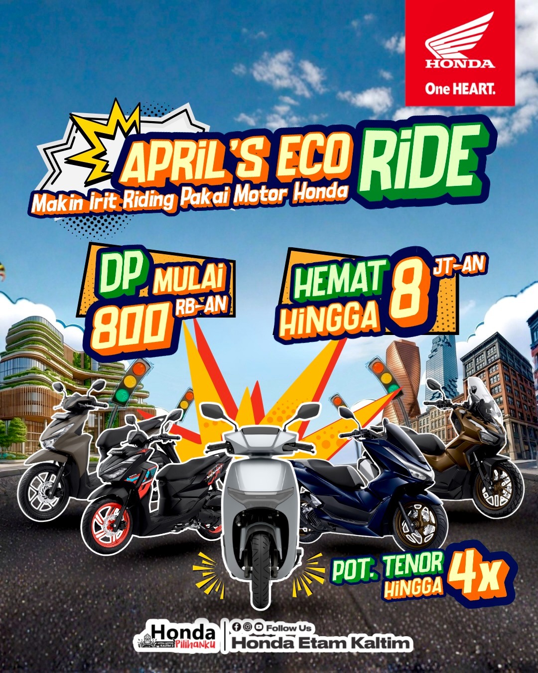 Astra Motor Kalimantan Timur 2 Hadirkan program April’s Eco Ride: Berkendara Nyaman, Dompet Aman!