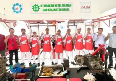 Jembatani Dunia Pendidikan dan Industri, Astra Motor Kalimantan Timur 2 Kawal Uji Kompetensi di SMKN 19 Samarinda
