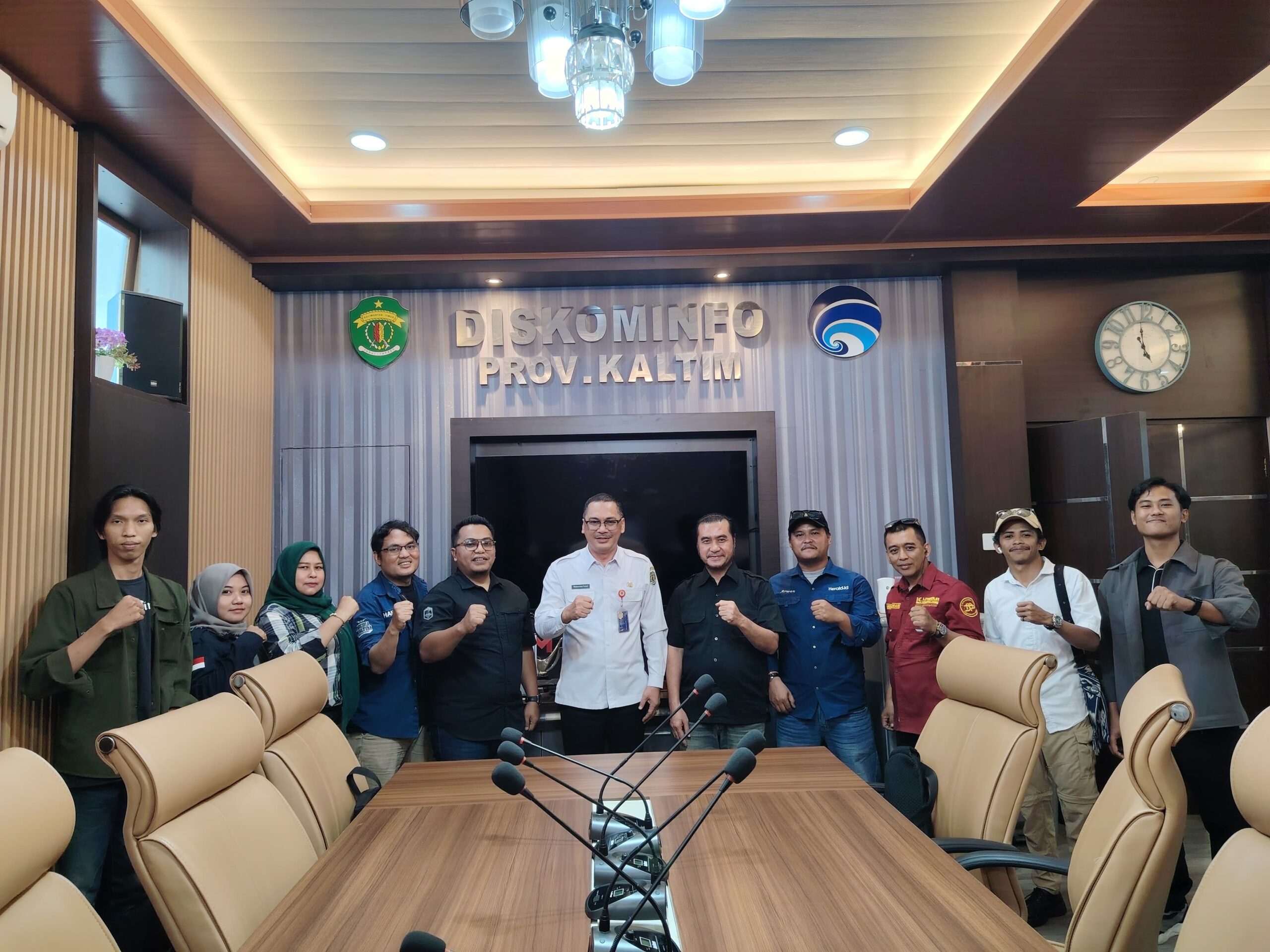 Audensi PJI Kaltim ke Diskominfo, Kompetensi Jurnalis Jadi Isu Utama Bahasan