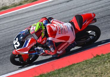 Ramadhipa Impresif, Melesat Raih Podium Perdana di Moto3 Junior Barcelona