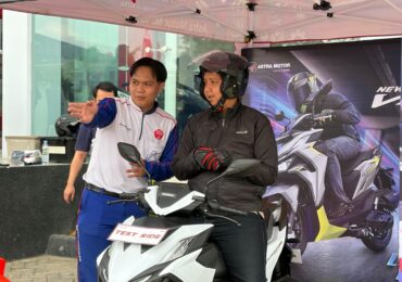 Astra Motor Kalimantan Timur 2 Perkenalkan Skutik Sporti New Honda Vario Evo 160