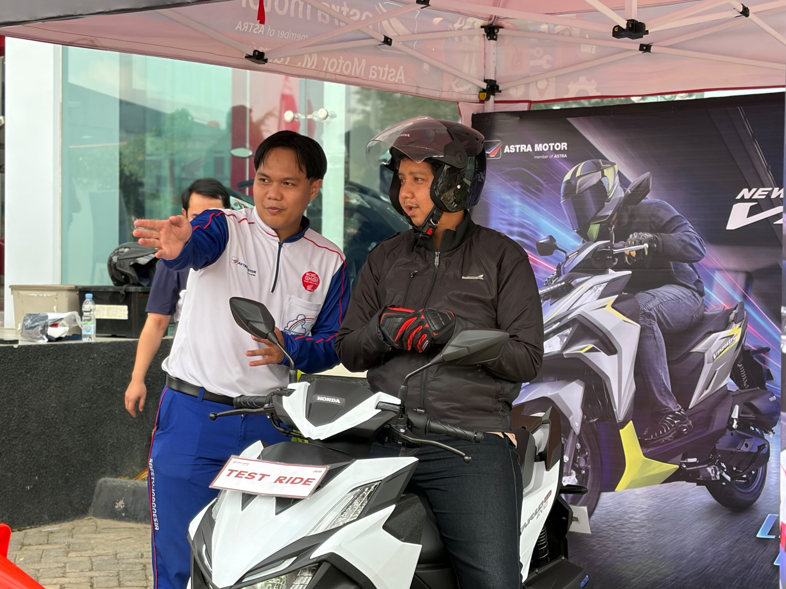 Astra Motor Kalimantan Timur 2 Perkenalkan Skutik Sporti New Honda Vario Evo 160