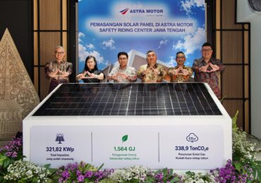 HUT ke-56, Astra Motor Perkuat Pemanfaatan Energi Bersih melalui Solar PV di Astra Motor Safety Riding Center Jawa Tengah