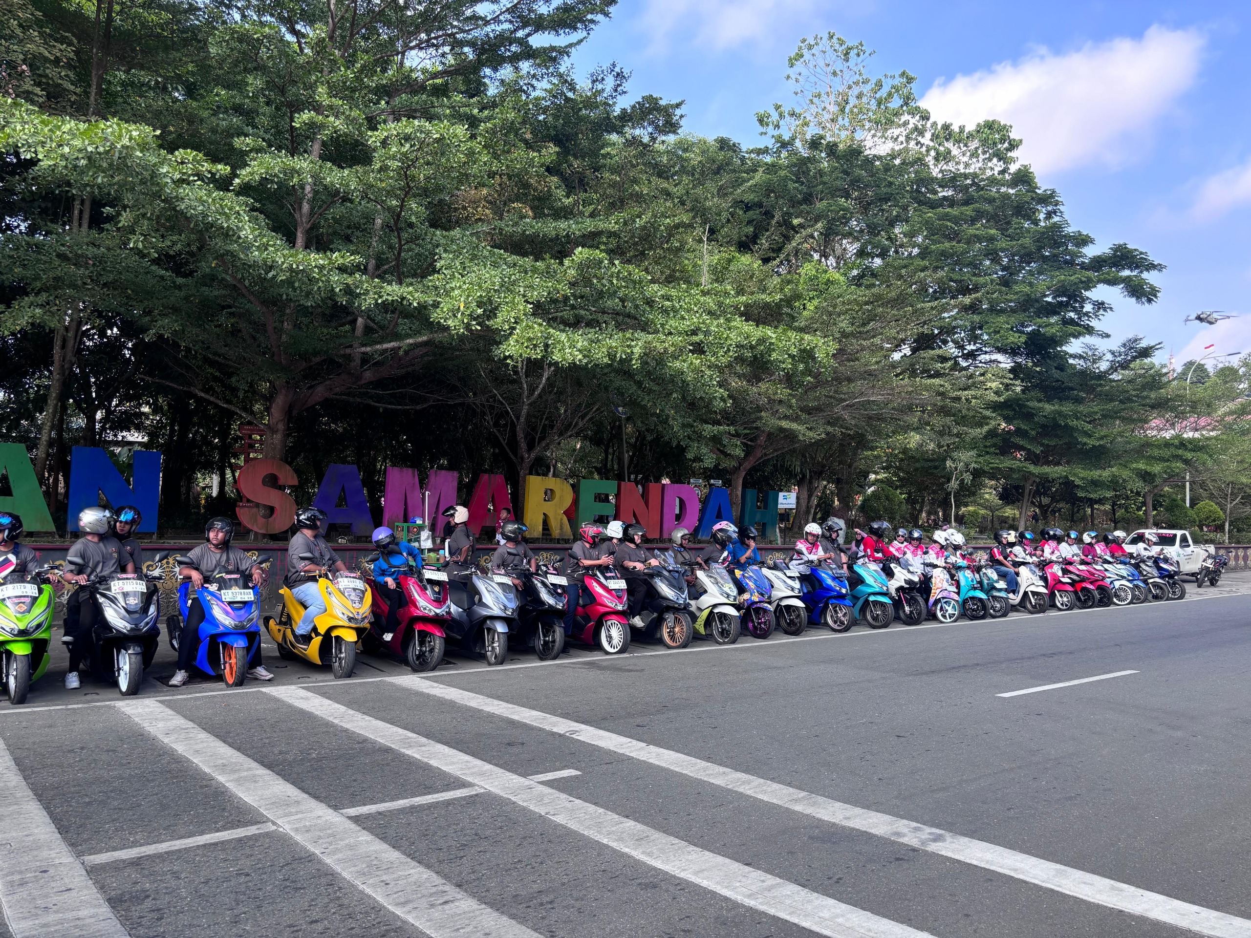 Astra Motor Kalimantan Timur 2 Gandeng Komunitas Motor Honda Samarinda Dalam Gelaran Convoy Merdeka