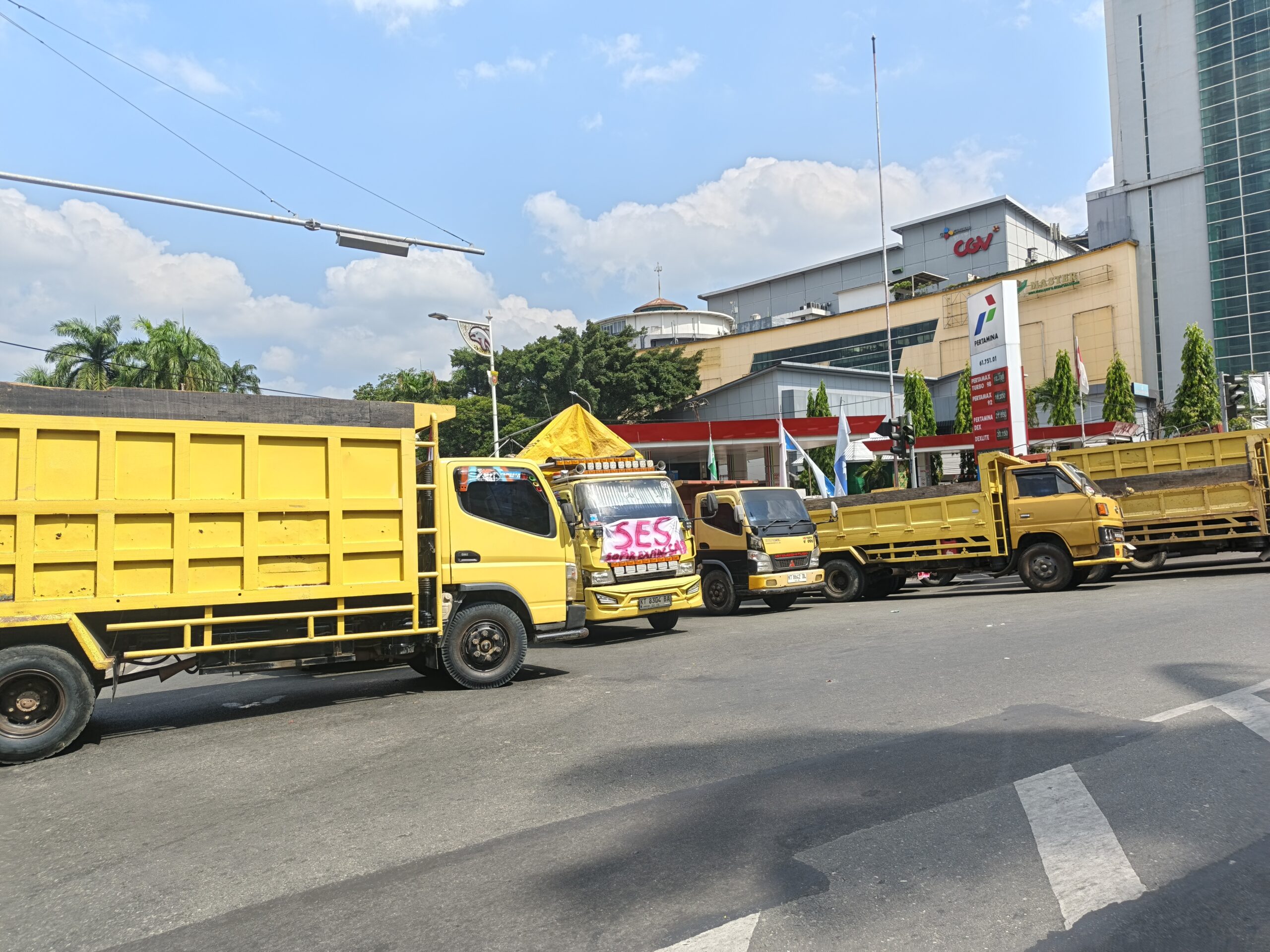 DPRD Samarinda Ronal Stephen Apresiasi Aspirasi Sopir Truk