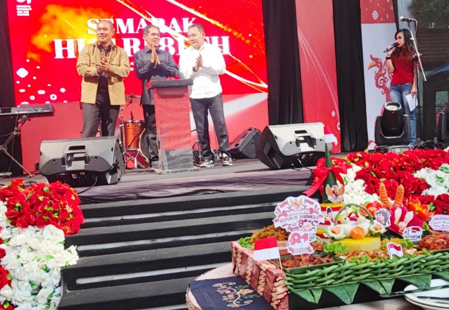 Semarak HUT RI-81 di DPRD Samarinda, Ketua Helmi Abdulah Tegaskan Perayaan dari Donasi dan Sponsor