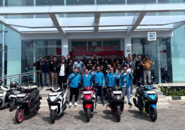 Semarak Harpelnas 2026, Astra Motor Kaltim 2 Pererat Keakraban Pengguna Sepeda Motor Honda lewat Rolling City