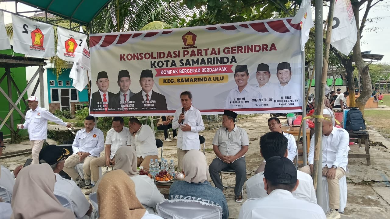 Helmi Abdullah Bentuk Pengurus Gerindra Hingga Tingkat RT